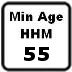 Minimum HHM age 55